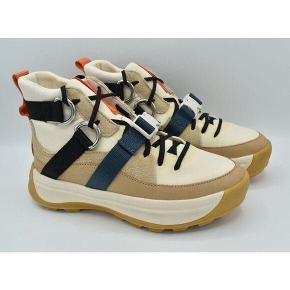 Sorel Womens Size 7 ONA 503 EQ Ceramic Chalk Mid Sneakers Boots Shoes - Picture 2 of 12